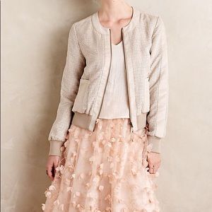 Anthropologie Hei Hei Vegan Suede Bomber L